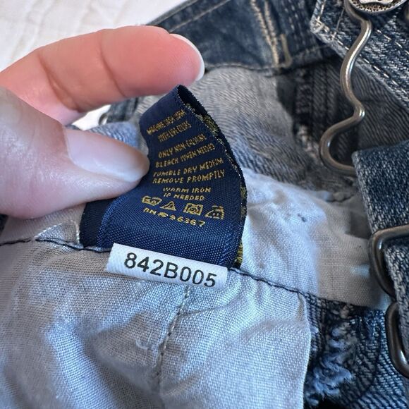 Oshkosh Bgosh Denim Overalls Vestbak Size 18 Months Jean Farm Carpenter Cotton - Picture 14 of 14